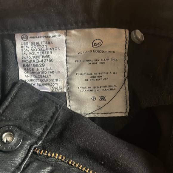 AG Adriano Goldschmied- The Legging Ankle, Super skinny ankle waxed denim SZ. 26 - Picture 3 of 7